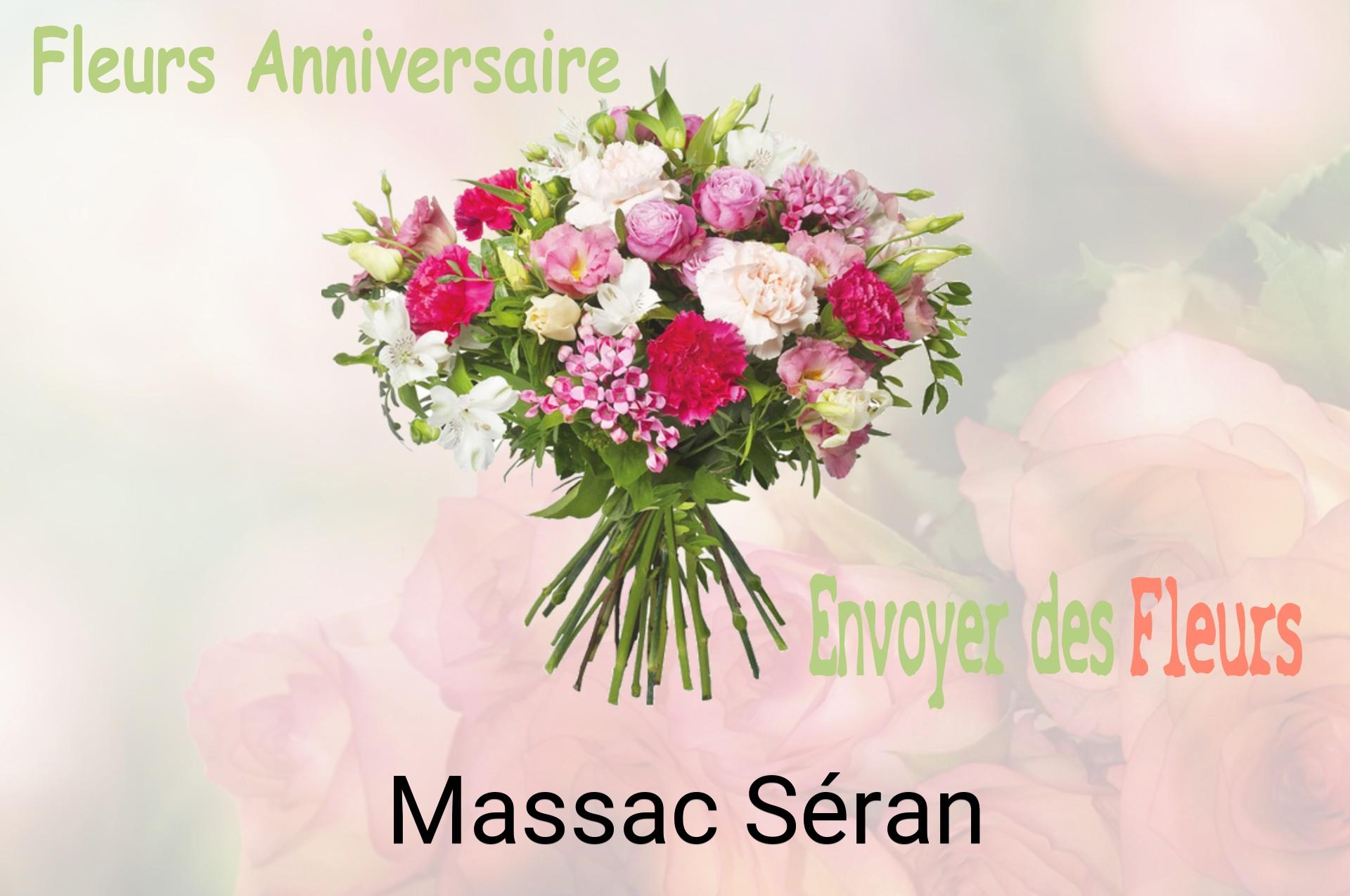 Bouquet de fleurs d’anniversaire livré à Massac-Séran